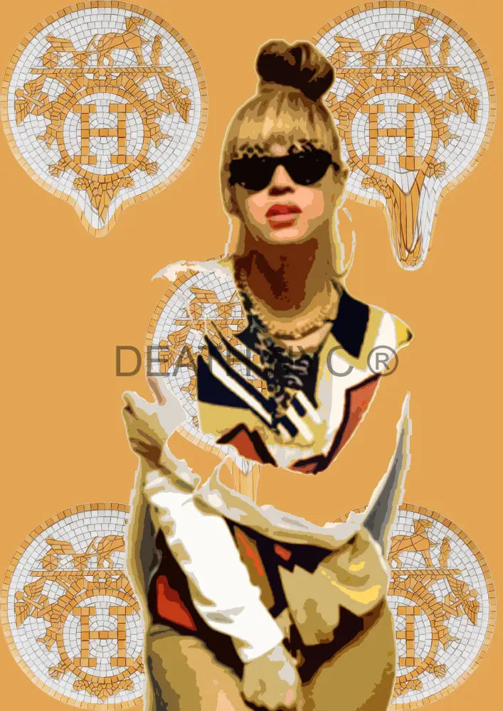 ’Deathzi110’’ 45X32Cm Beyonce (Edition Of 100*) (2024) Art Print