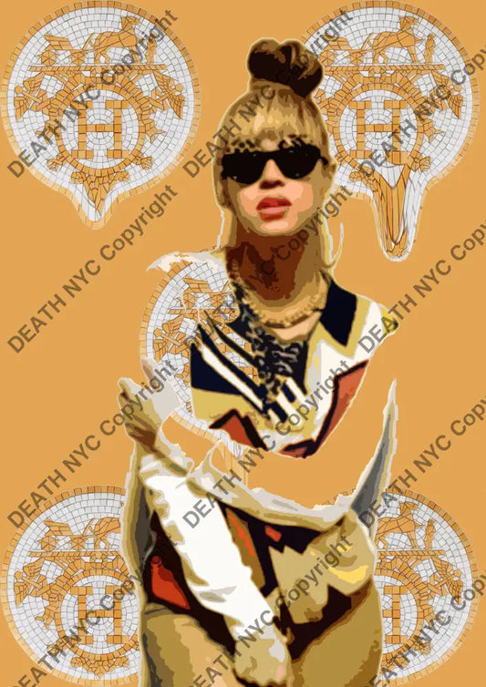 ’Deathzi110’’ 45X32Cm Beyonce (Edition Of 100*) (2024) Art Print
