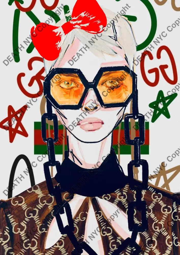 ’Deathzn176’’ 45X32Cm (Edition Of 100*) (2024) Art Print