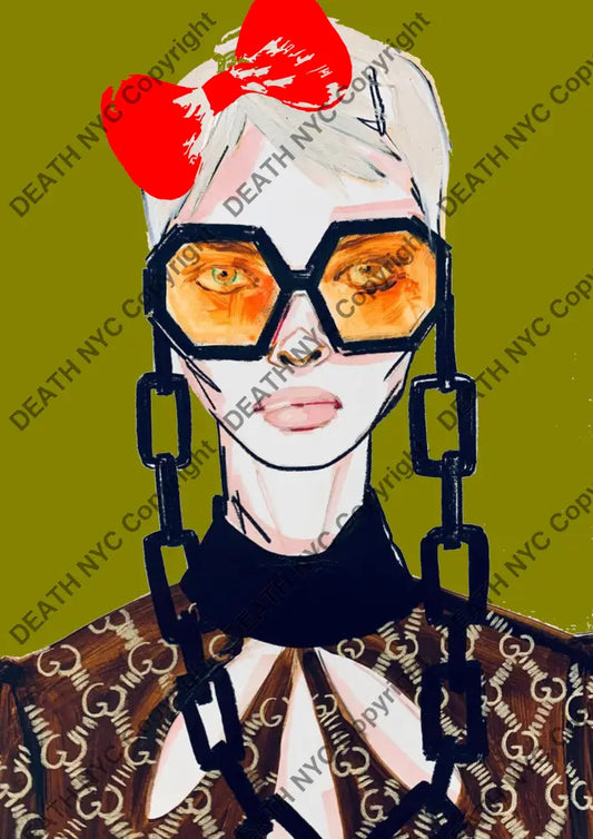’Deathzn177’’ 45X32Cm (Edition Of 100*) (2024) Art Print