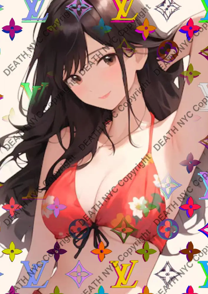 ’Deathzo37’’ 45X32Cm Anime Girl (2024) (Edition Of 100*) Art Print
