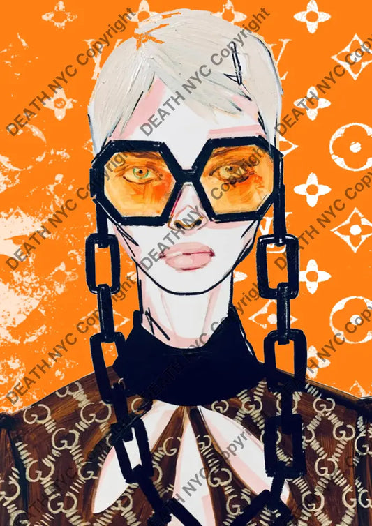 ’Deathzp69’’ 45X32Cm (Edition Of 100*) (2024) Art Print