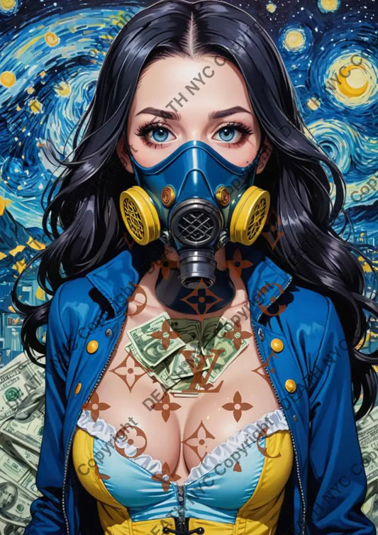 ’Deathzq28’’ 45X32Cm (Edition Of 100*) (2024) Art Print