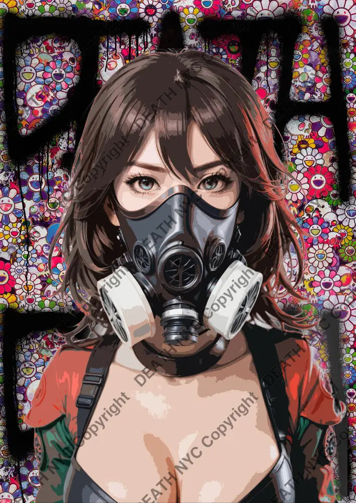 ’Deathzr5’’ 45X32Cm (Edition Of 100*) (2024) Girl Art Print