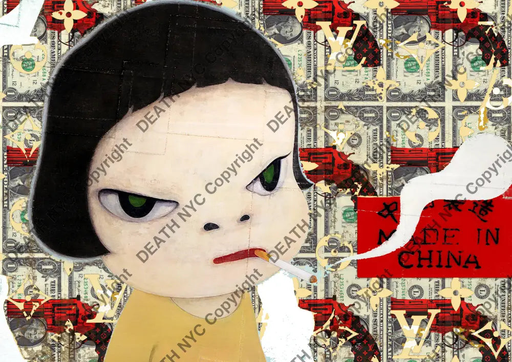 ’Deathzs132’’ 45X32Cm (Edition Of 100*) (2024) Cute Art Print