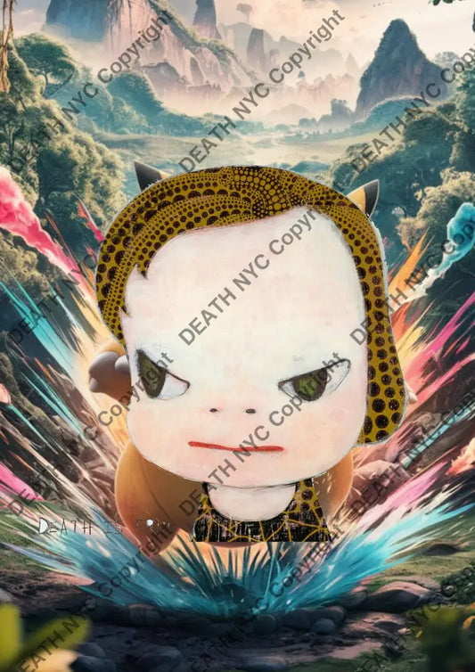 ’Deathzs143’’ 45X32Cm (Edition Of 100*) (2024) Cute Art Print