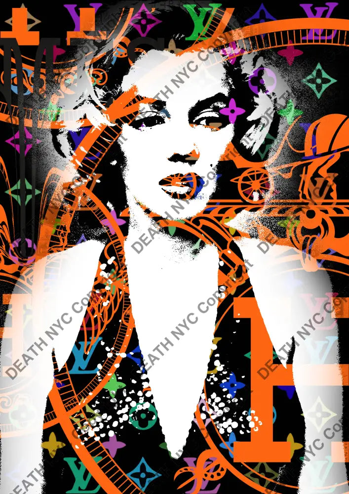 ’Deathzs158’’ 45X32Cm (Edition Of 100*) (2024) Monr Art Print