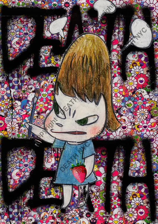’Deathzs55’’ 45X32Cm (Edition Of 100*) (2024) Cute Art Print