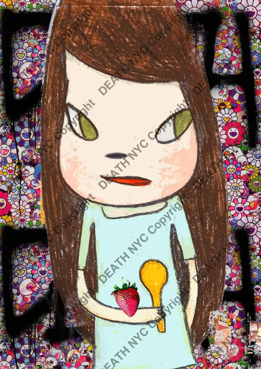 ’Deathzs56’’ 45X32Cm (Edition Of 100*) (2024) Cute Art Print