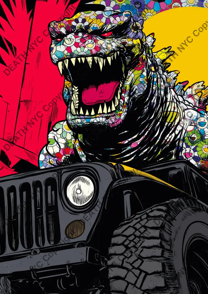 ’Deathzs7’’ 45X32Cm (Edition Of 100*) (2024) Godz Art Print
