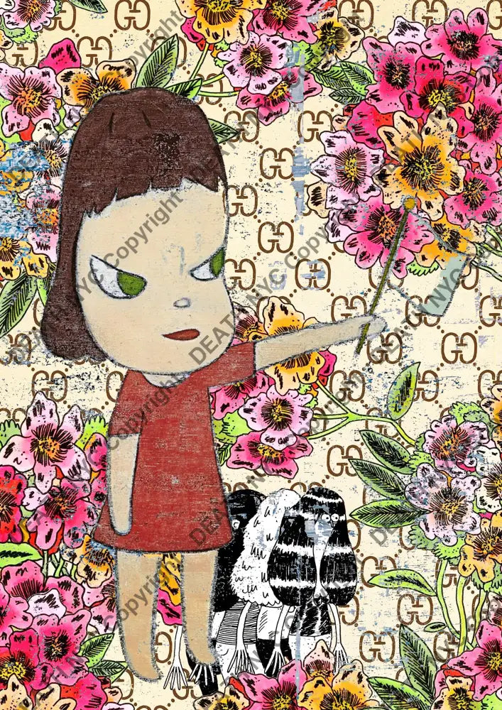 ’Deathzs76’’ 45X32Cm (Edition Of 100*) (2024) Cute Art Print
