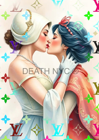 ’Deathzu120’’ 45X32Cm (Edition Of 100*) (2024) Kissing Art Print