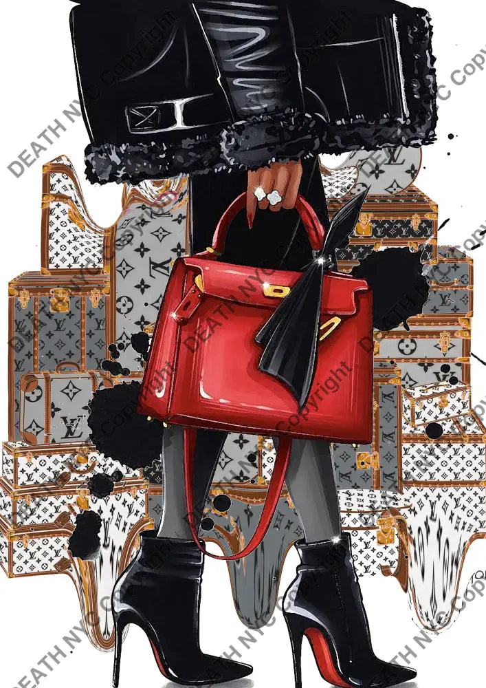 ’Deathzu166’’ 45X32Cm (Edition Of 100*) (2024) Art Print