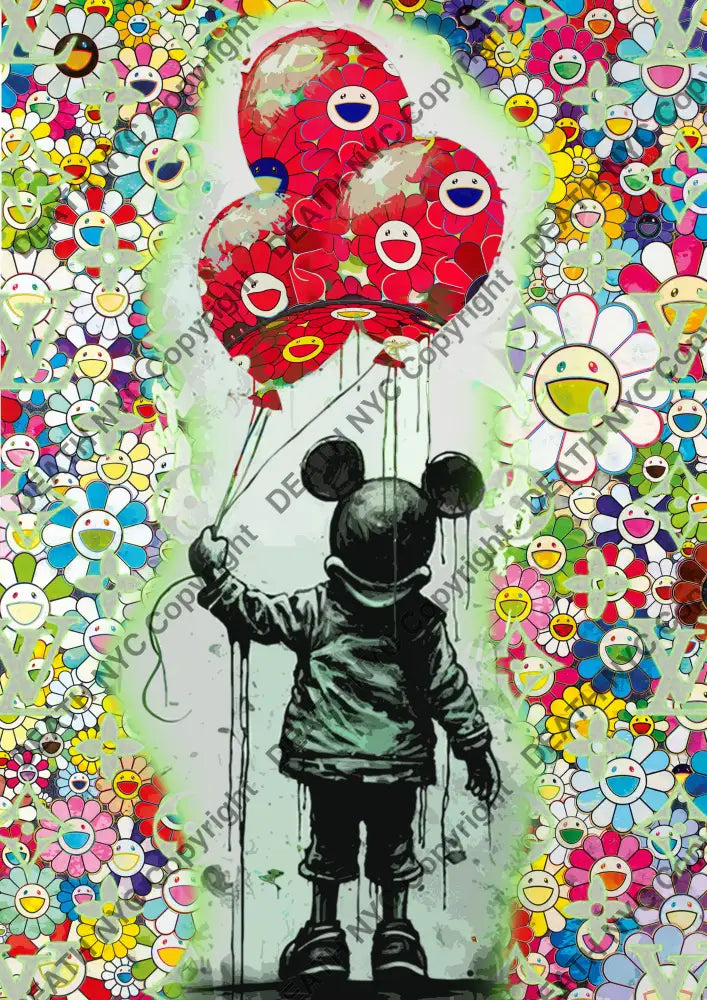 ’Deathzu18’’ 45X32Cm (Edition Of 100*) (2024) Mouse Art Print
