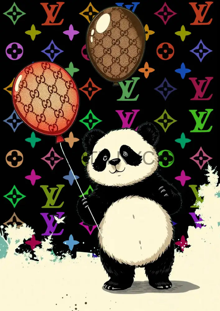 ’Deathzu68’’ 45X32Cm (Edition Of 100*) (2024) Panda Art Print