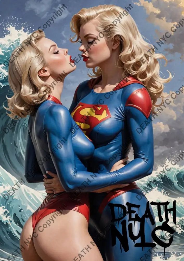 ’DEATHZV71’’ 45x32cm (Edition of 100*) (2025) kissing Art Print