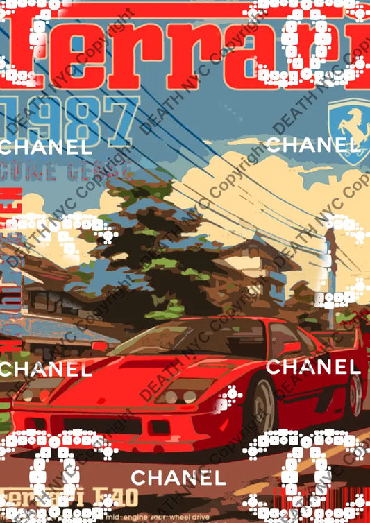 ’Deathzy104’’ 45X32Cm (Edition Of 100*) (2024) Ferr Art Print