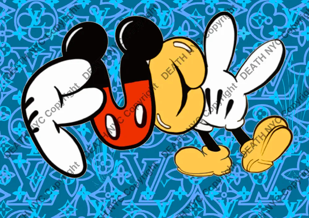 ’Deathzy77’’ 45X32Cm (Edition Of 100*) (2024) Mouse Art Print