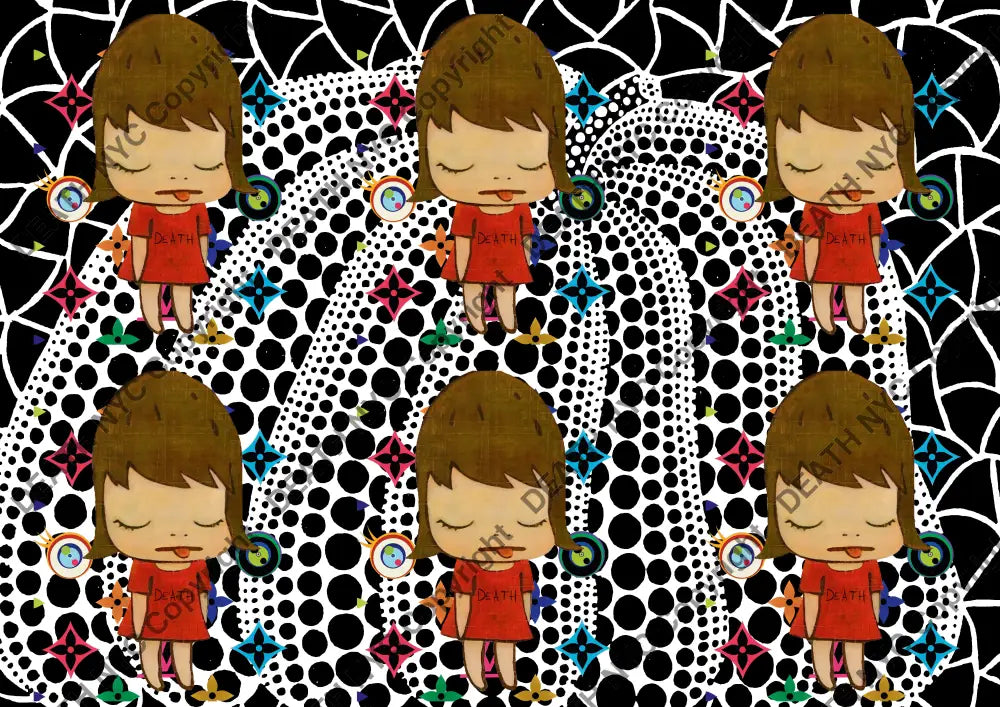 ’Deathzz41’’ 45X32Cm (Edition Of 100*) (2024) Cute Art Print