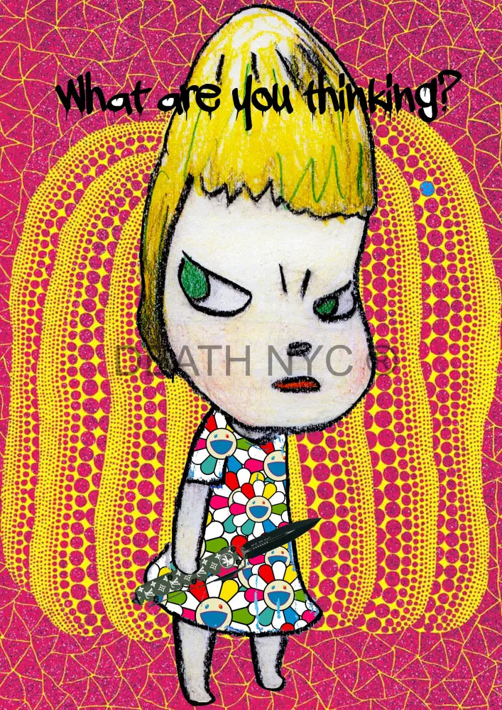 ’Deathzz46’’ 45X32Cm (Edition Of 100*) (2024) Cute Art Print