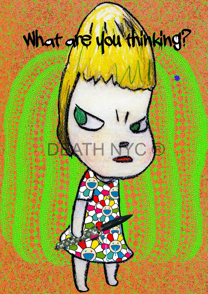 ’Deathzz47’’ 45X32Cm (Edition Of 100*) (2024) Cute Art Print