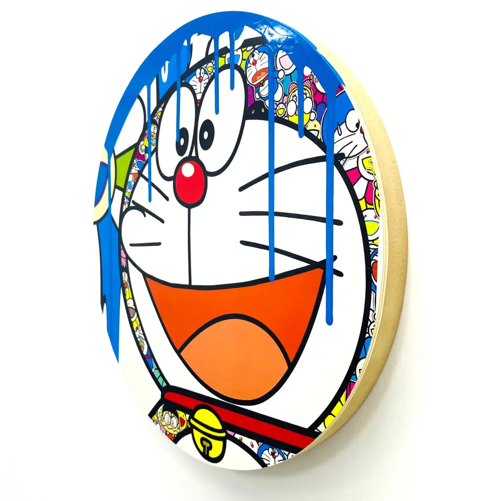 Dora Blue Original Wooden Canvas (2020) 30Cm Art Print