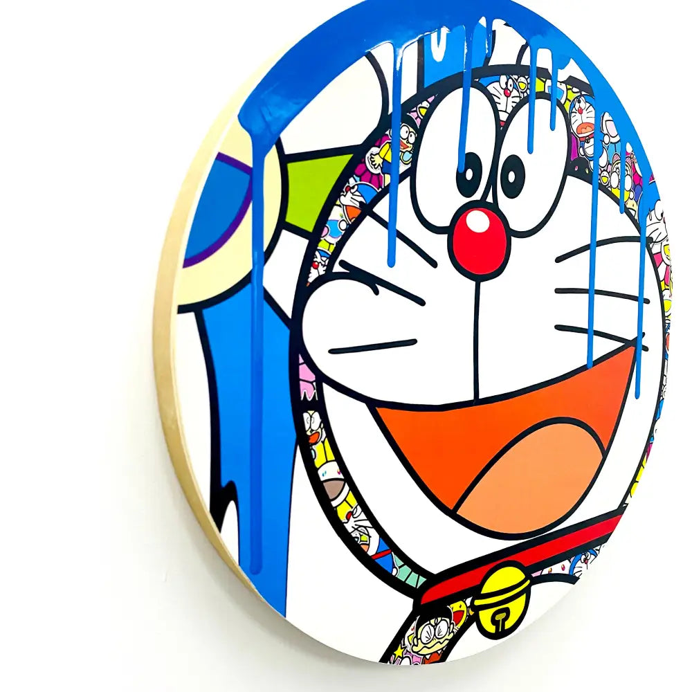 Dora Blue Original Wooden Canvas (2020) 30Cm Art Print