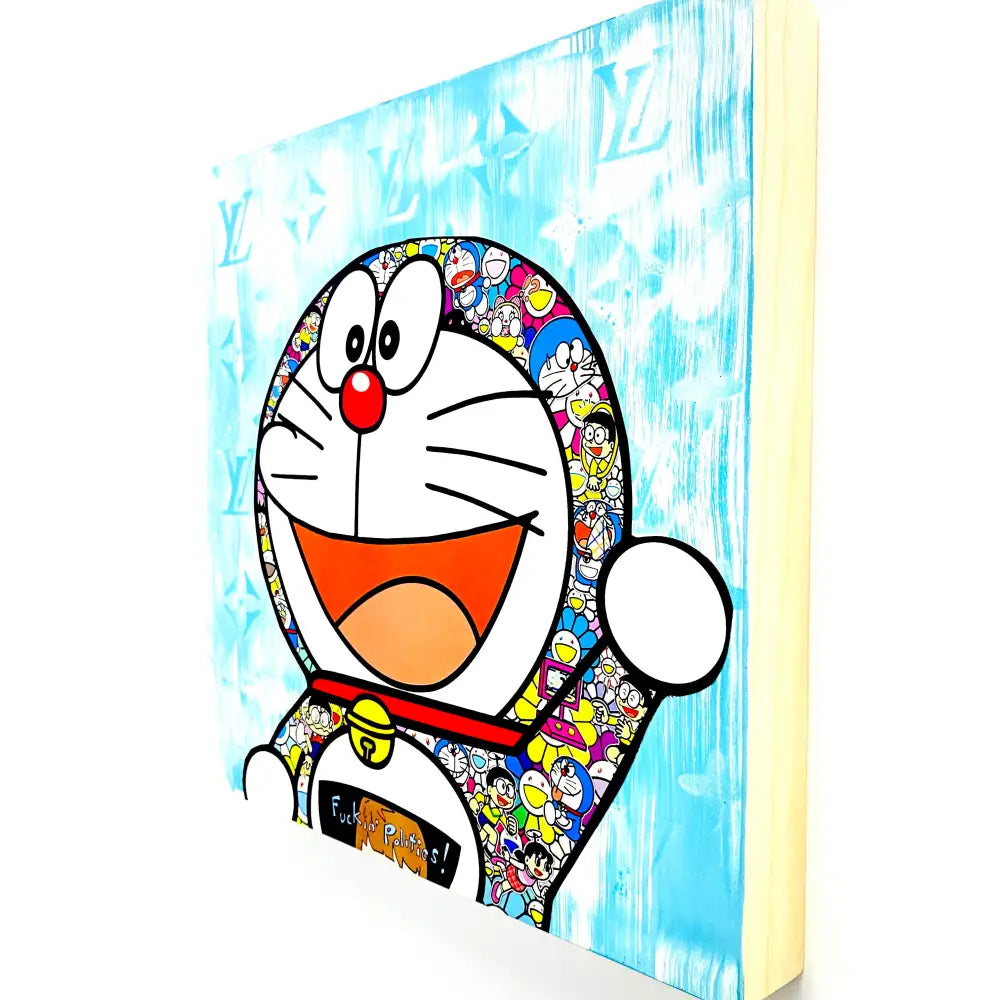 Dora Hi B Original Wooden Canvas (2020) 30Cm X Art Print