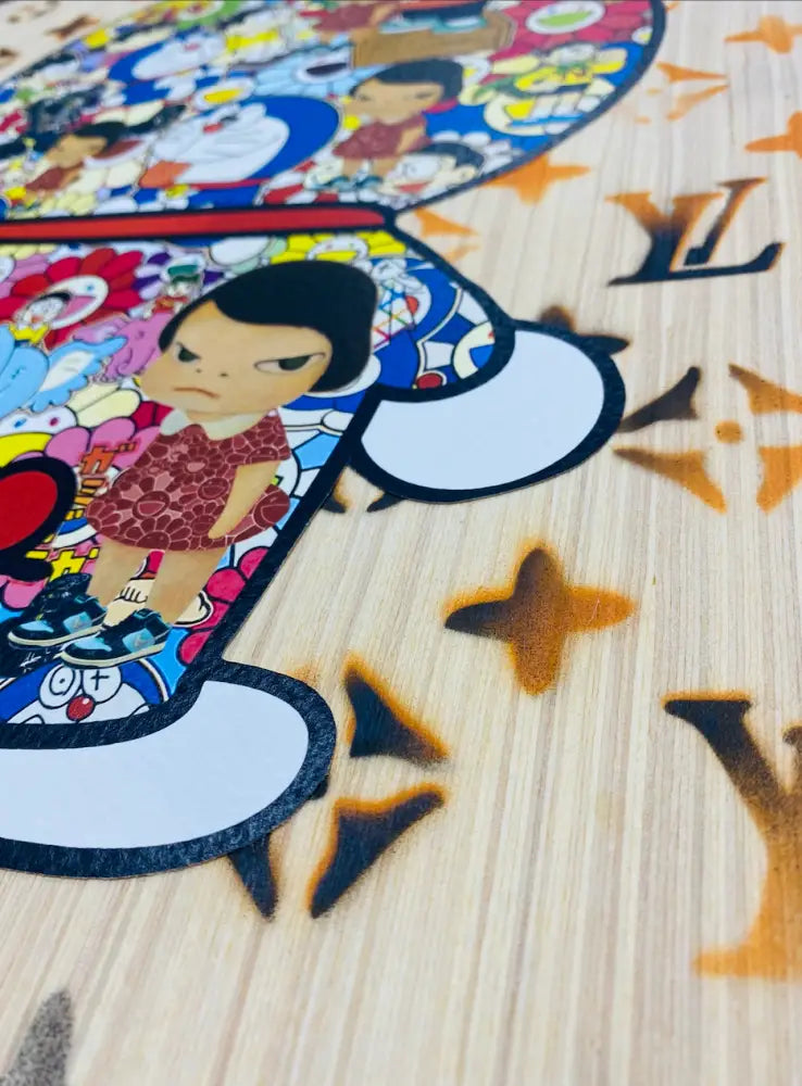 Dora Hi Original Wooden Canvas (2020) Art Print