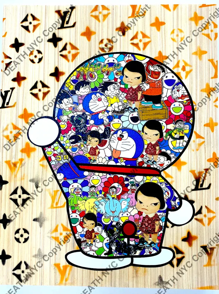 Dora Hi Original Wooden Canvas (2020) Art Print