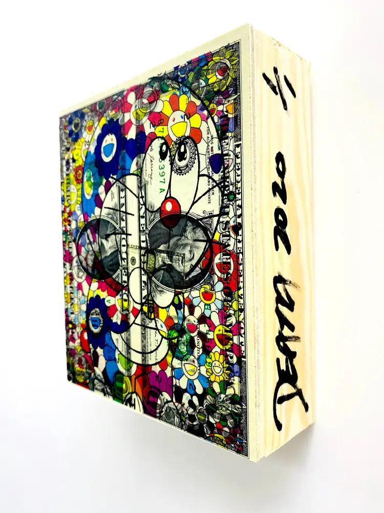 Dora Shy Mixed Media On $1 Usd Wooden Panel (2020) Art Print