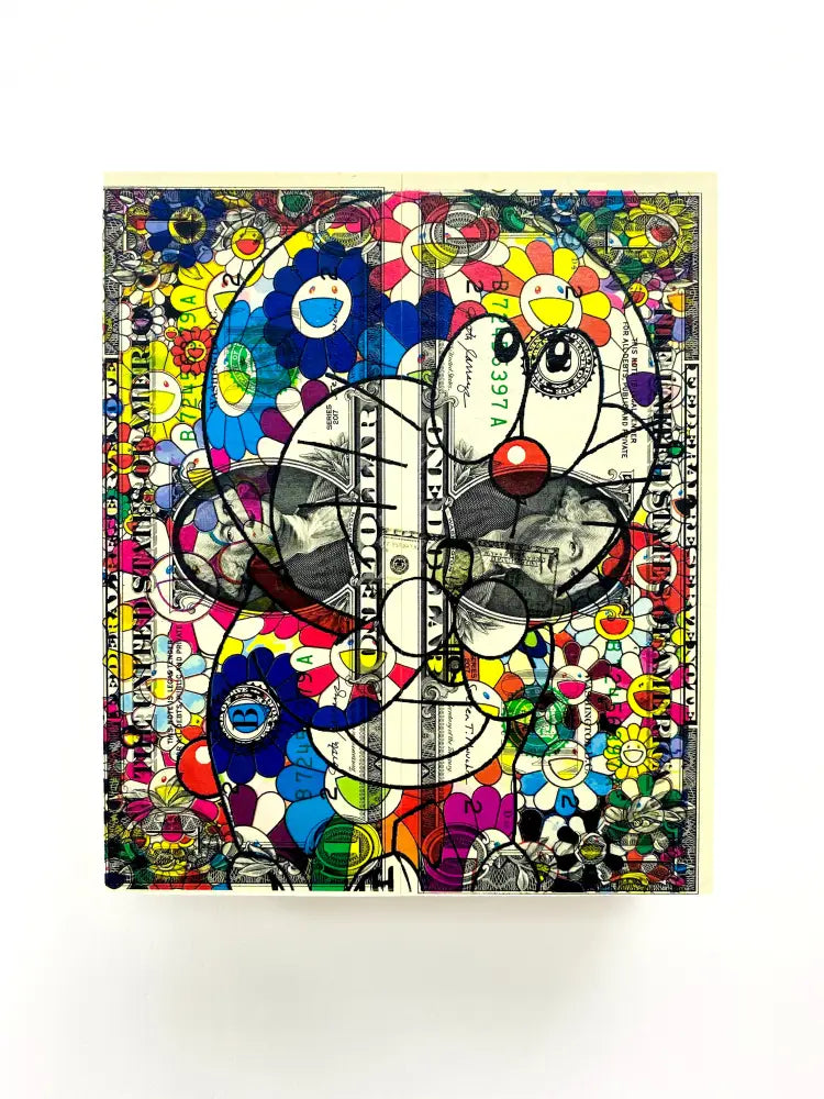 Dora Shy Mixed Media On $1 Usd Wooden Panel (2020) Art Print