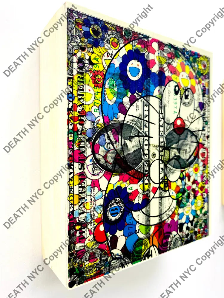 Dora Shy Mixed Media On $1 Usd Wooden Panel (2020) Art Print