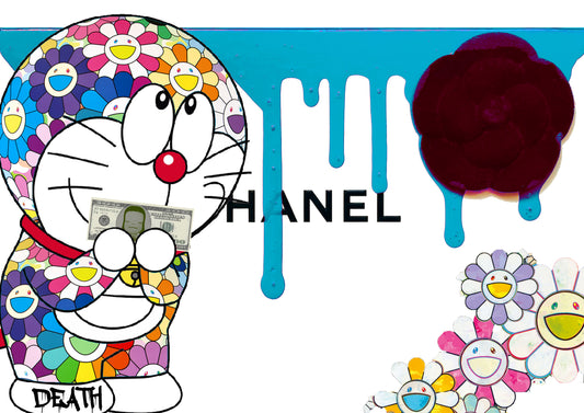 Auction "dmon ch drip" art print 45x32cm (Edition of 100)