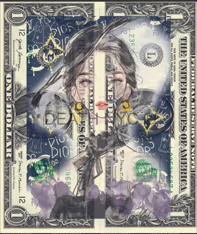 $Double Usd ’031224$10’’ (2024) Edition Of 100 Ch Art Print