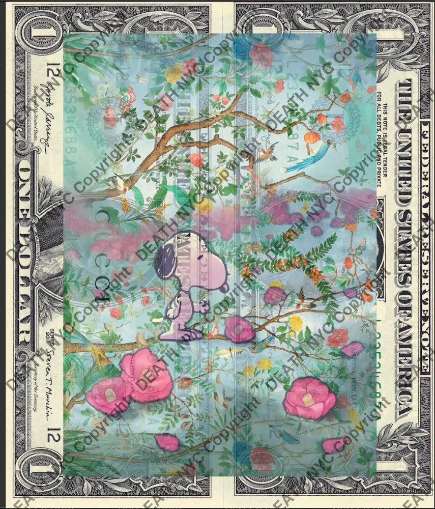 $Double Usd ’031224$6’’ (2024) Edition Of 100 Silly Art Print