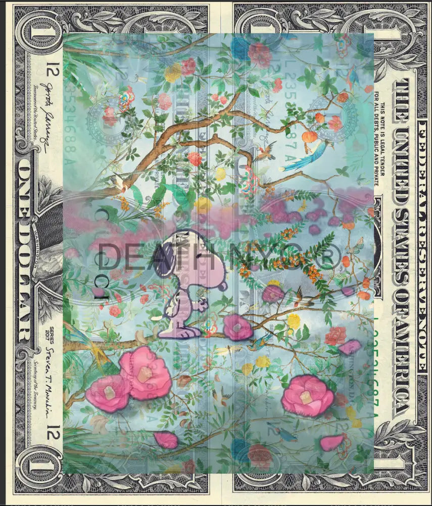 $Double Usd ’031224$6’’ (2024) Edition Of 100 Silly Art Print