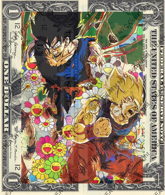 $Double USD ’071021$8’’ (2021) Edition of 100 g k $1 bill Art Print