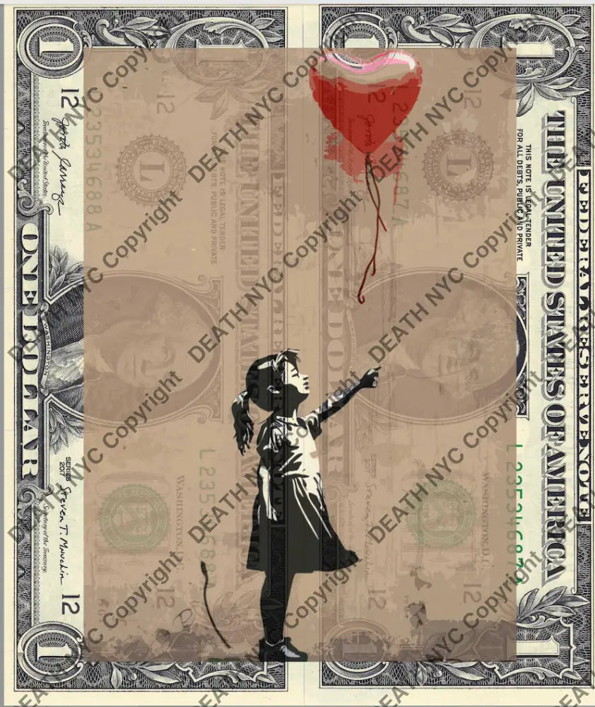 $Double Usd ’18112412’’ (2024) Edition Of 100 Bank Art Print