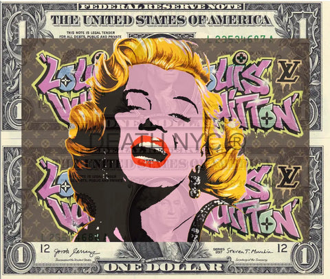 $Double Usd ’18112418’’ (2024) Edition Of 100 Monr Art Print