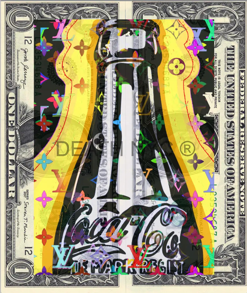 $Double Usd ’221124$10’’ (2024) Edition Of 100 Cok Art Print