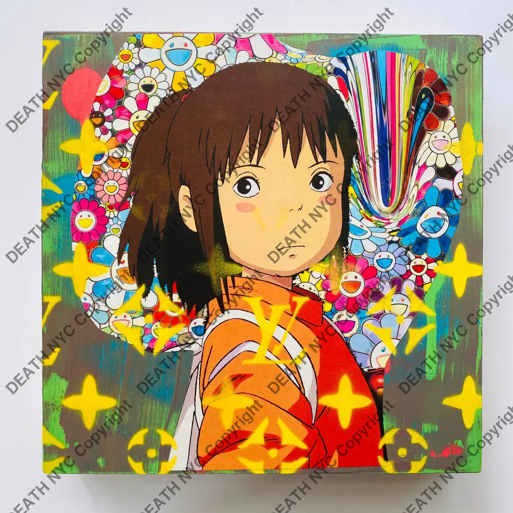 Drip Away Original Wooden Canvas (2020) (Includes Special Gift.) Art Print