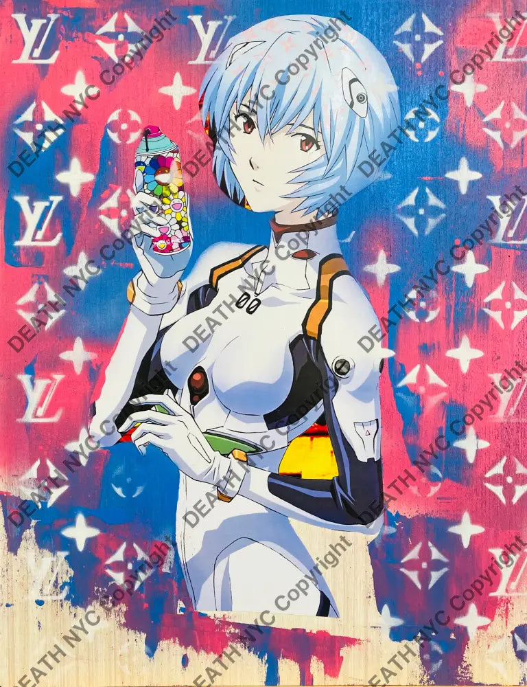Eva Original Wooden Canvas (2020) (Includes Special Gift.) Art Print