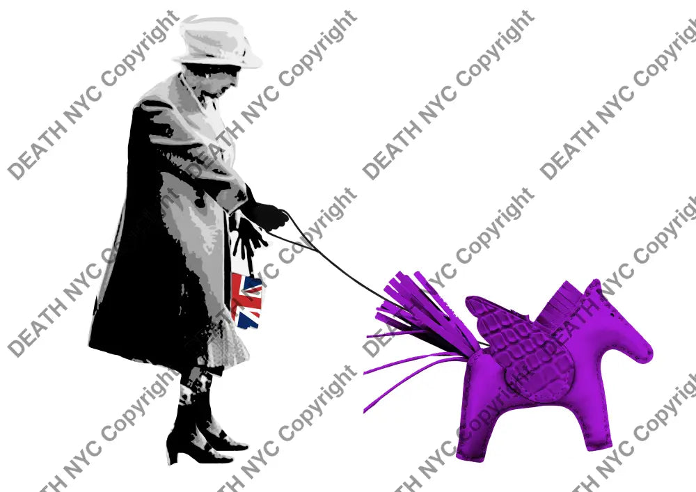 Fly Me To The Queen Pp (Edition Of One) 2022 Art Print
