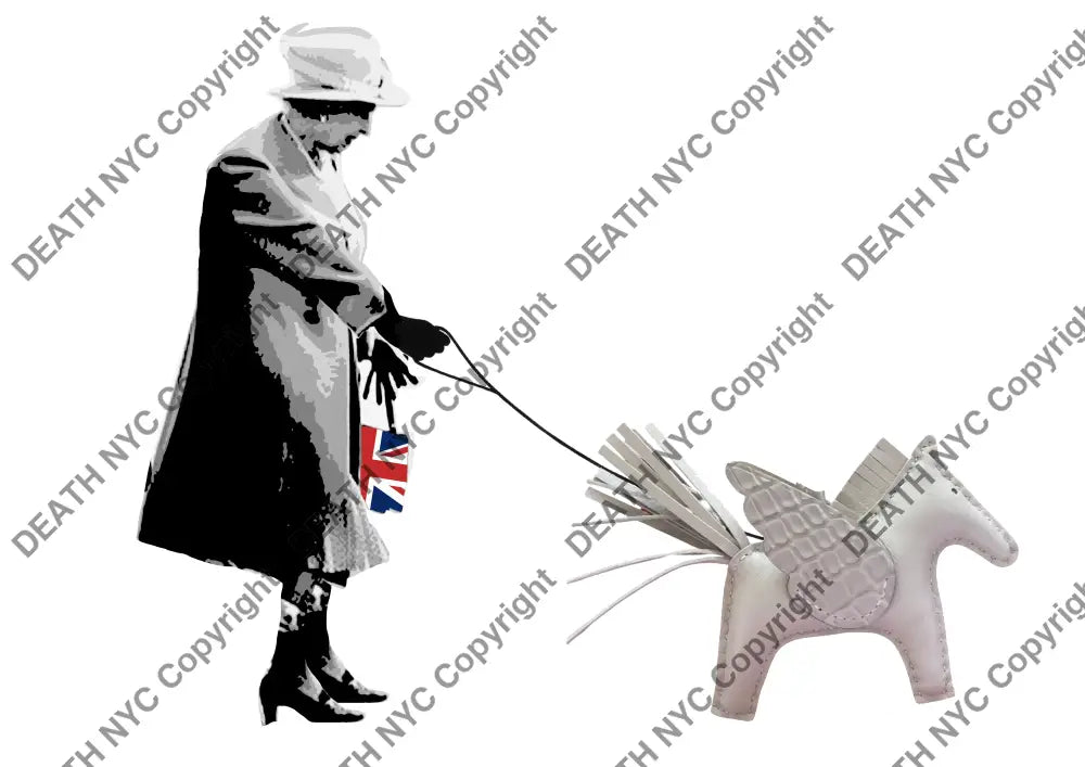 Fly Me To The Queen W (Edition Of One) 2022 Art Print
