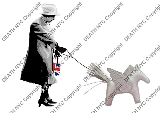 Fly Me To The Queen W (Edition Of One) 2022 Art Print