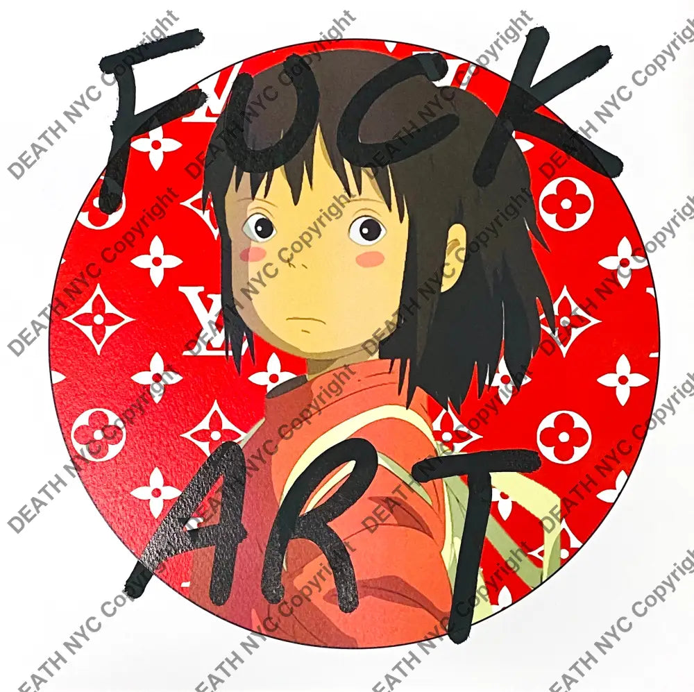Fxxk Art (Edition Of 1) Hand Written 2022 Art Print