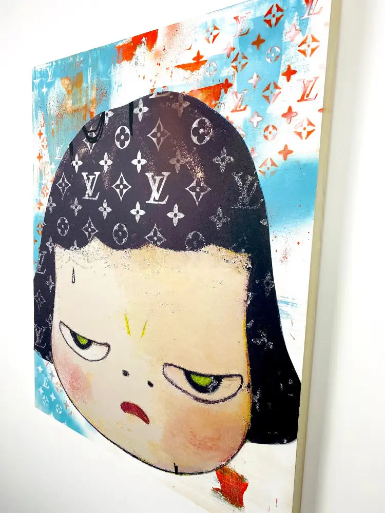 Happy Face Original Wooden Canvas (90X75Cm) (2020) Email Us To Purchase. Art Print