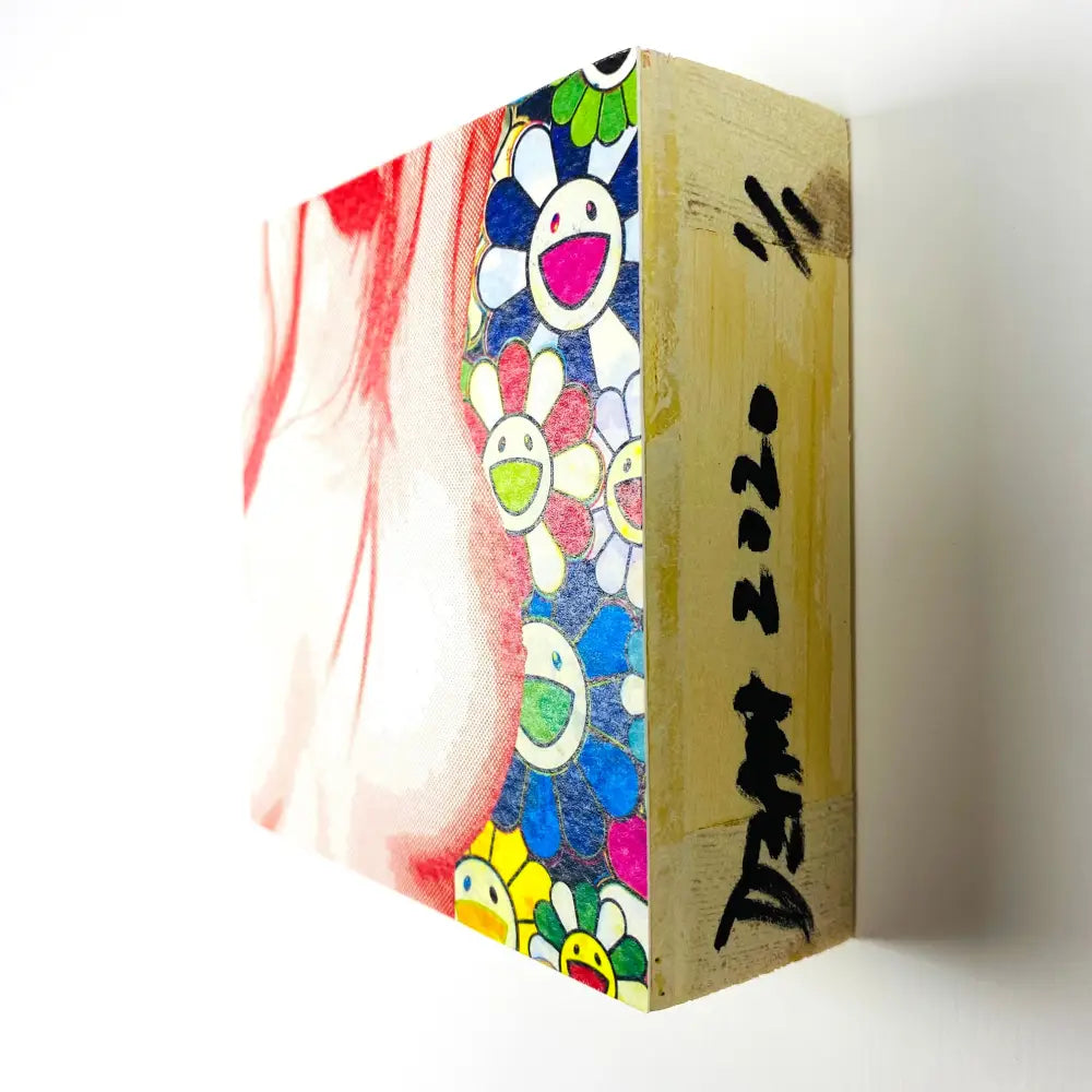 Happy Wooden Panel (2020) Edition Of 1 Art Print