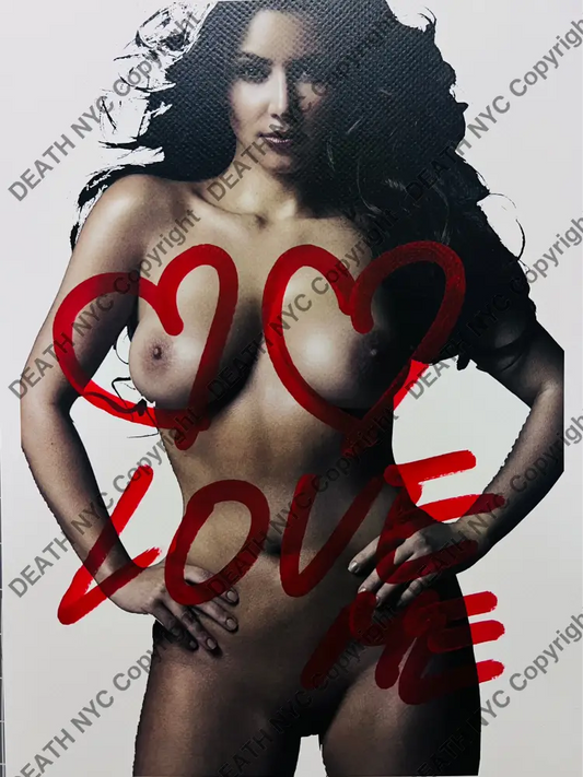 ’heart n d ’ (Edition of One) Mixed Media 2025 (Co (Copy) Art Print